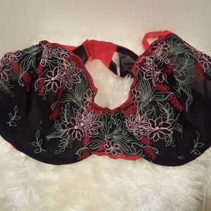Liz Claiborne Embroidered Bra